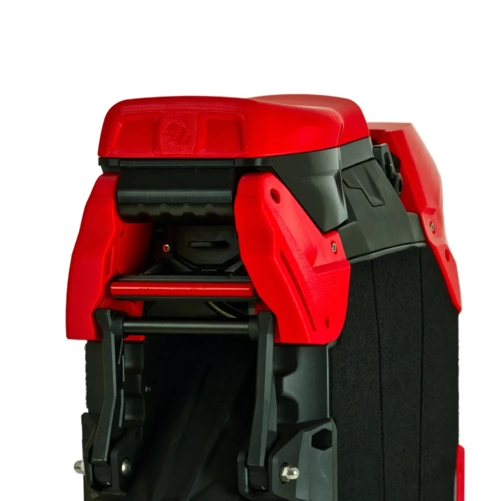 Veteran Oryx with installed Rear Handle Bumper demonstrating integrated design language and accessory loop functionality
