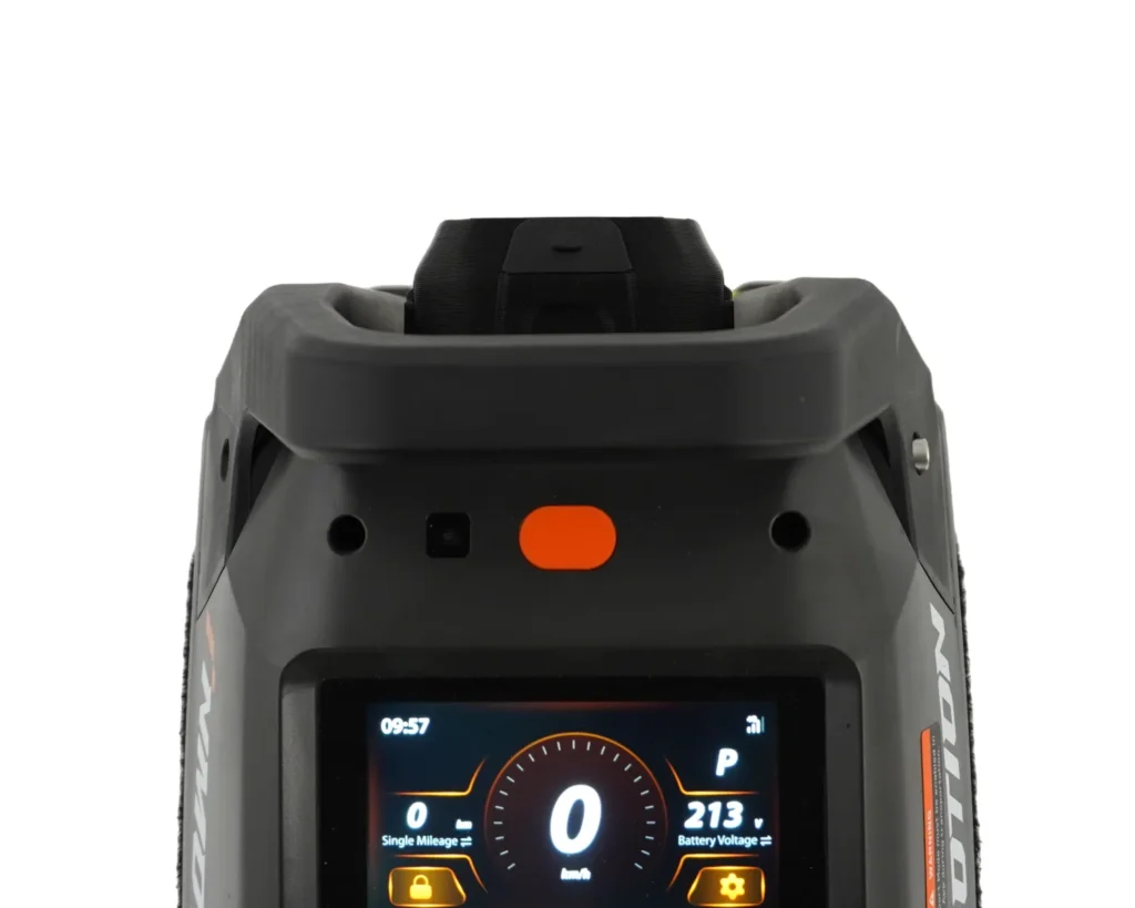 GrizzLights Horizon on Inmotion P6 with stock bumper - top view